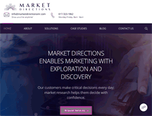 Tablet Screenshot of marketdirectionsmr.com